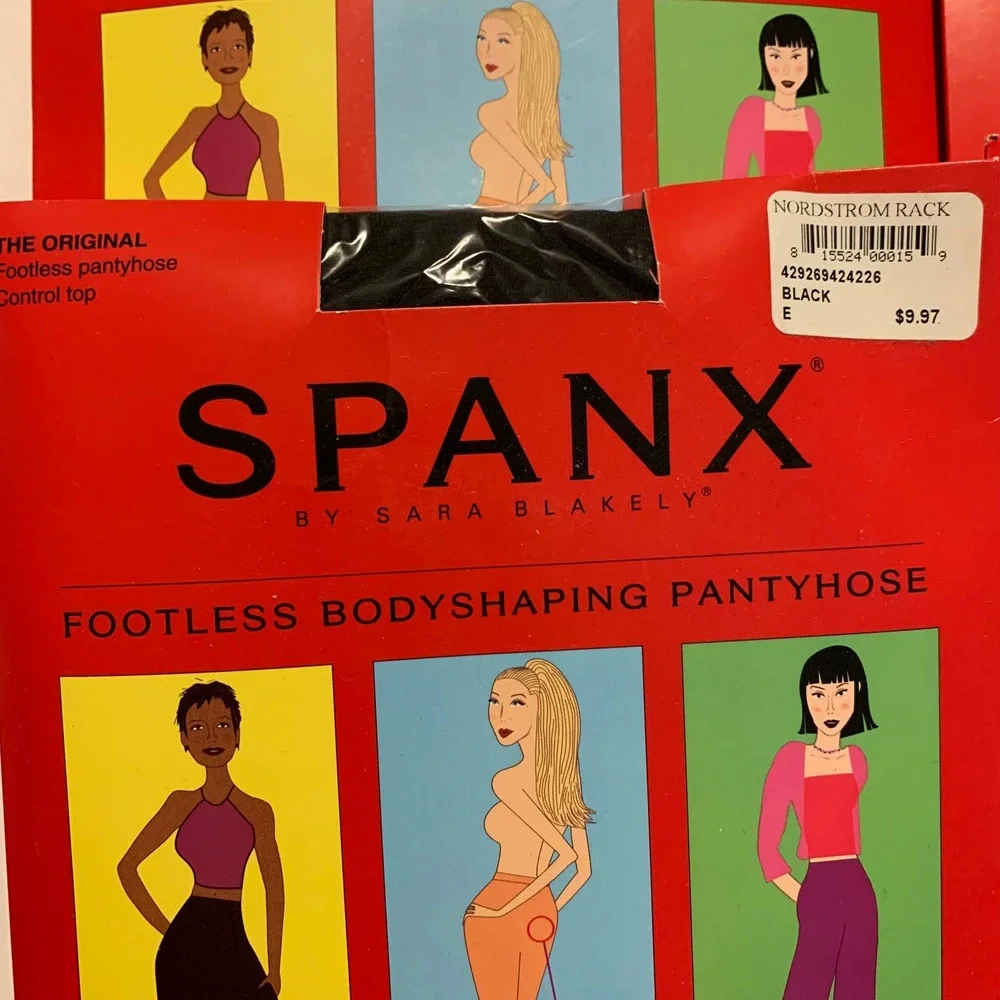 SPANX Footless Body Shaping Pantyhose Lot of 4 NWB Women's Size E‎
